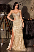 La Divine J890 - Fitted Strapless Gown