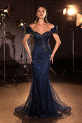 La Divine KV1141 - Neckline Embellished Dress