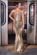 La Divine J894 - Fitted Mermaid Dress