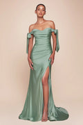 La Divine CD943 - Fitted Off Shoulder Dress