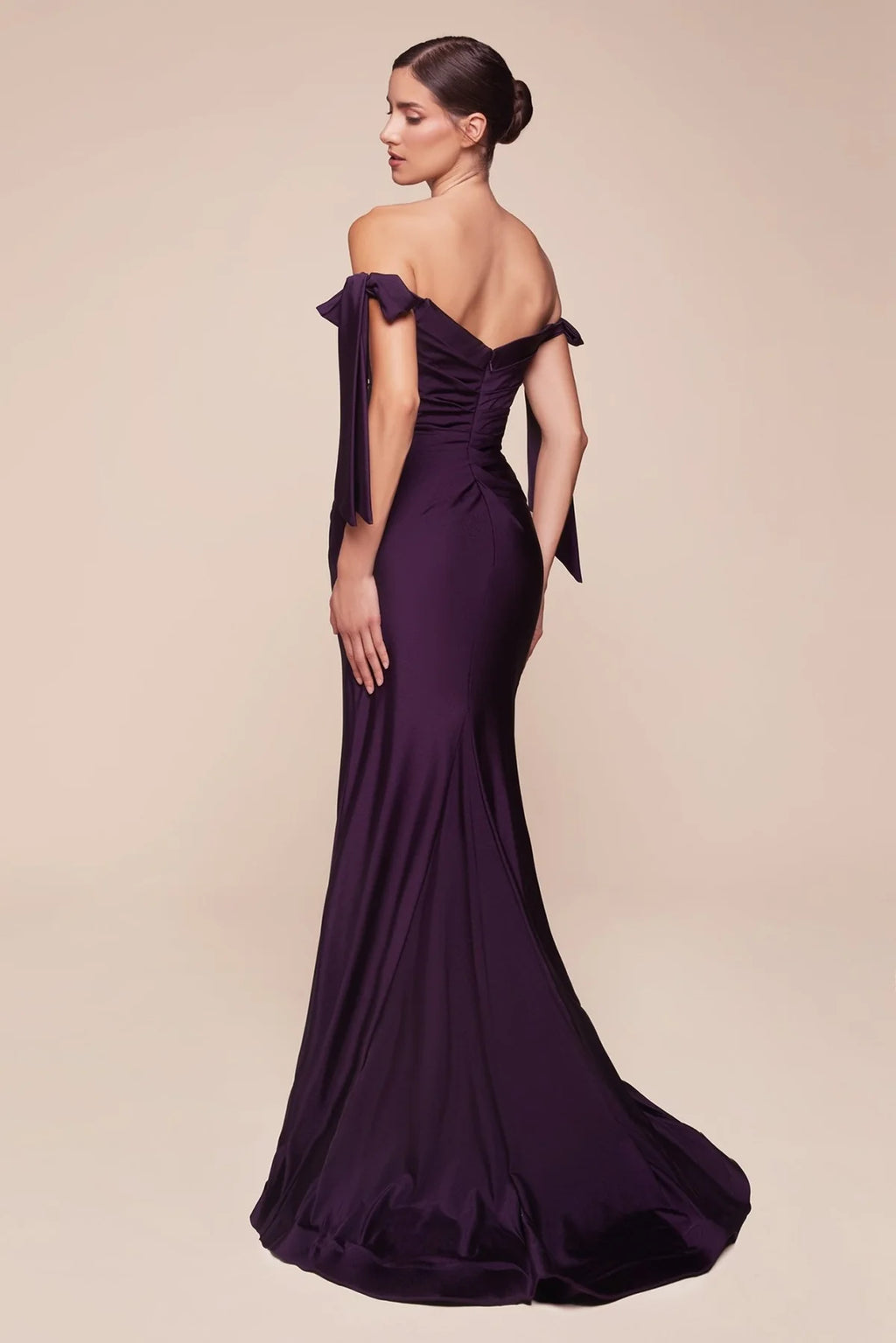 La Divine CD943 - Fitted Off Shoulder Dress