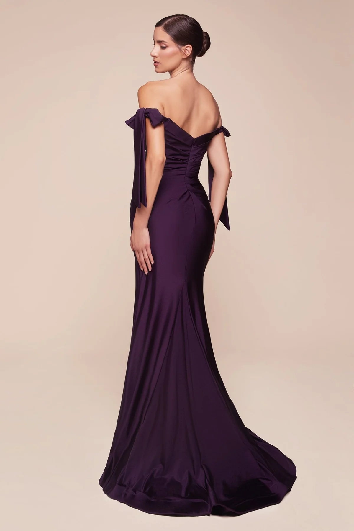 La Divine CD943 - Fitted Off Shoulder Dress
