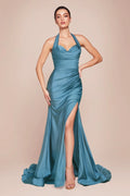 La Divine CD796 - Halter Fitted Dress
