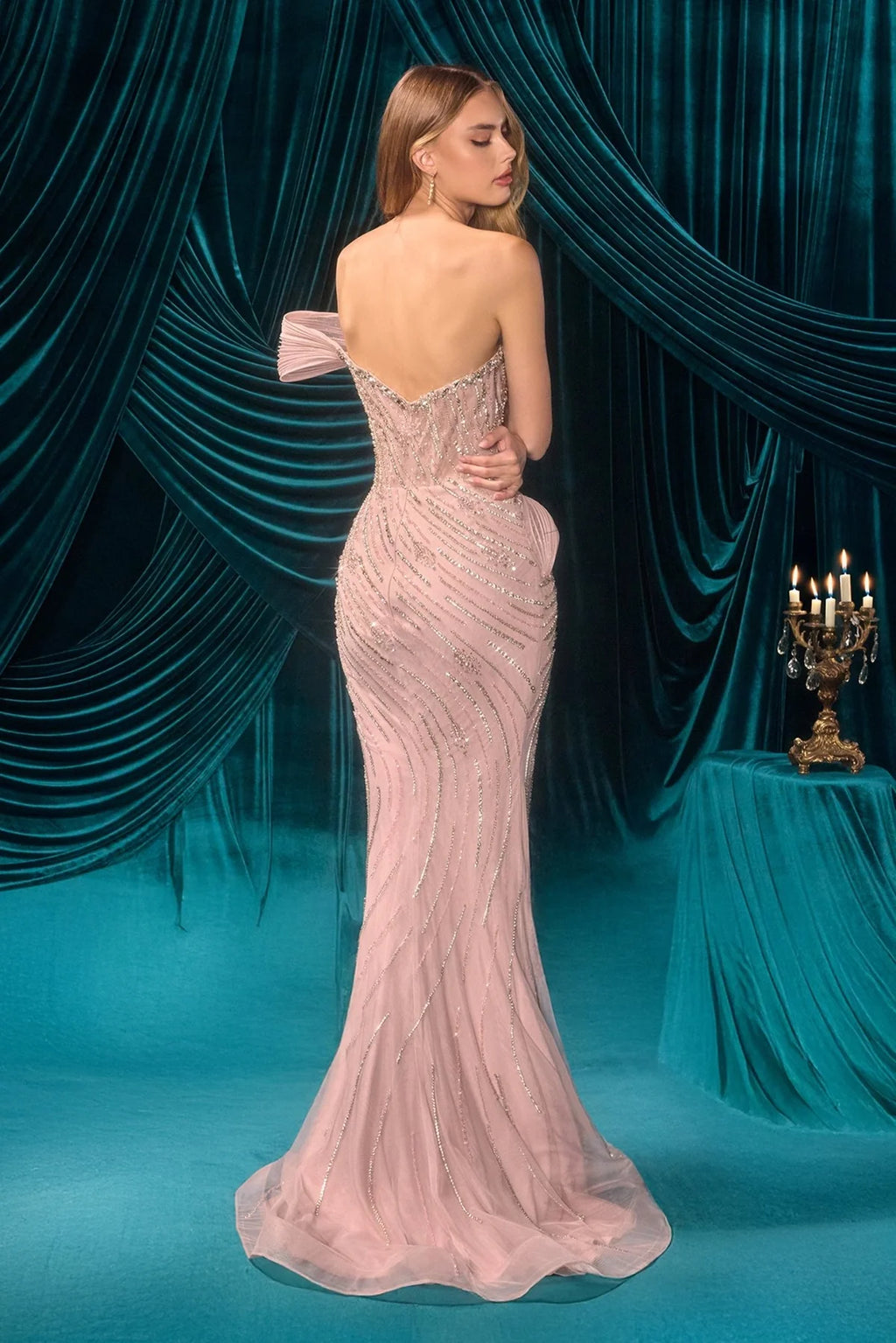 Andrea and Leo A1504 - Ethereal Evening Gown