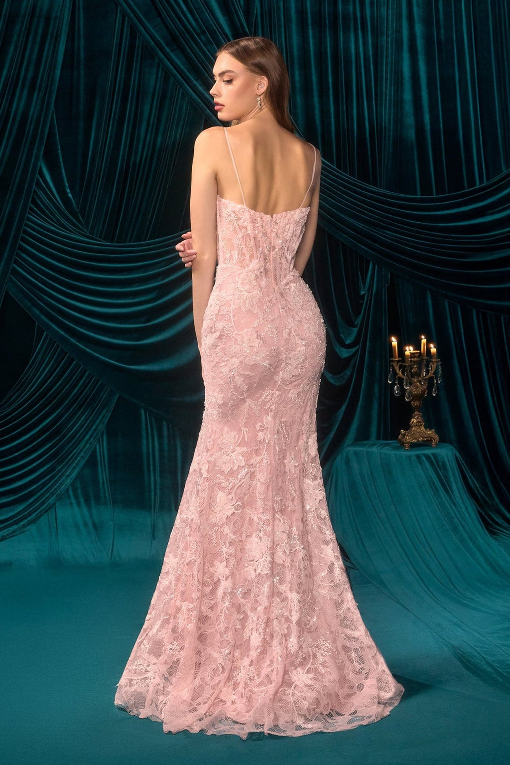 Andrea and Leo A1499 - Lace Mermaid Gown