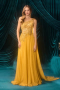 Andrea and Leo A1495 - One-Shoulder Gown