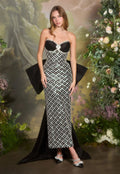Andrea and Leo A1486 - Beaded Bow Gown