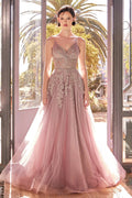 Andrea and Leo A1416 Beaded Corset Bodice Dress