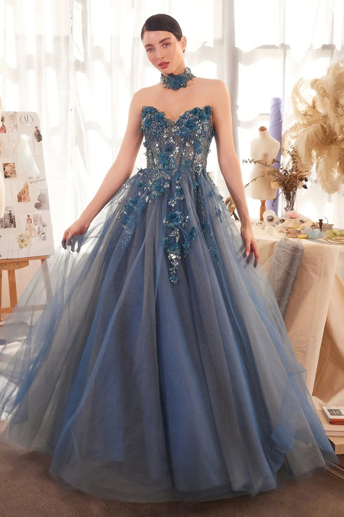 Andrea and Leo A1399 - Ethereal Prom Ballgown