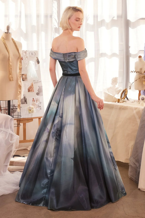 Andrea and Leo A1431 - Soft Satin Ballgown